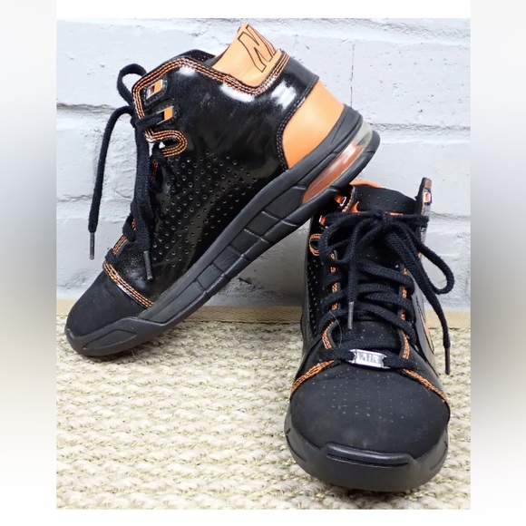 Nike Other - Nike Air Max Bizness Basketball Shoes Black Orange 324824-081 youth 6.5